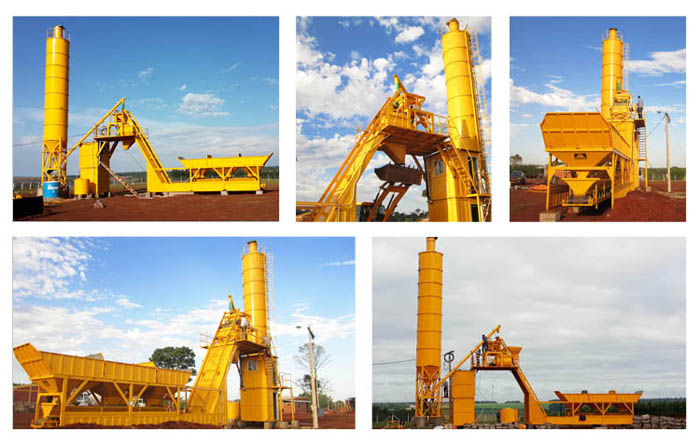  YHZS25 mobile concrete plant